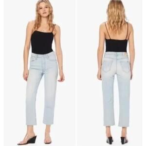 Mother Superior The Tomcat Hella Hot Blue Light Wash Jeans Size 24